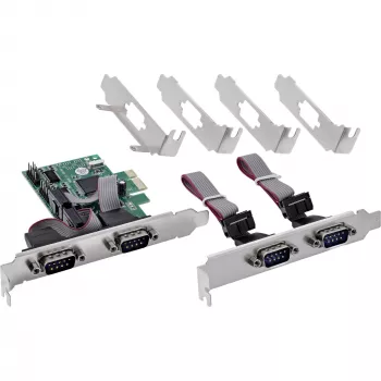 Interface-adapter InLine 76619E — accessoire voor seriële/parallelle connectiviteit