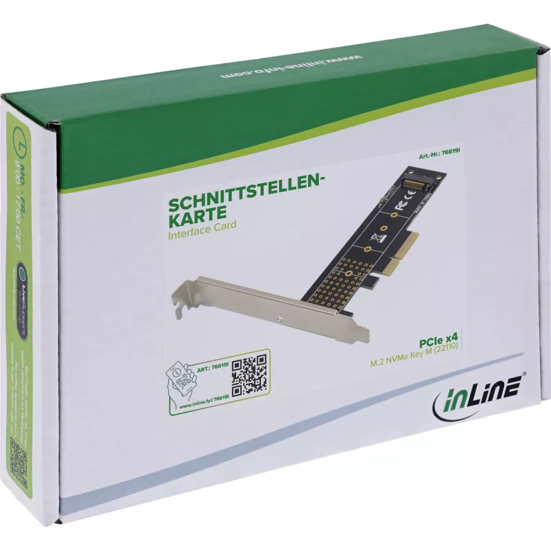 Interface-adapter InLine 76619I — InLine 76619I externe interfacekaart/adapter