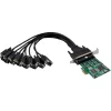 InLine 76660Z 8-poorts RS-232 PCIe seriële kaart