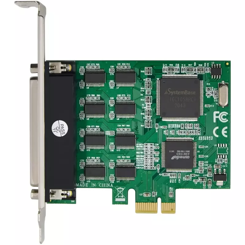 InLine 76660Z 8-poorts RS-232 PCIe seriële kaart