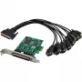 InLine 76660Z 8-poorts RS-232 PCIe seriële kaart