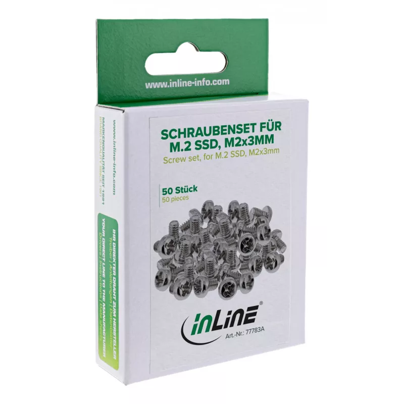 Montageset InLine 77783A – accessoirekit voor de montage van computercomponenten