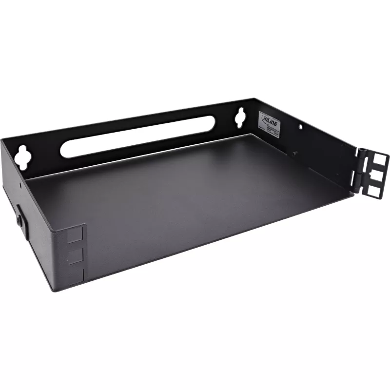 InLine 10101B 10" wandmontage-minirack, 1U, 15,2 cm diepte, zwart