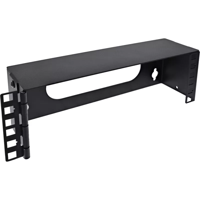 InLine 10-inch minirack voor wandmontage, 2U, 7,6 cm diepte, zwart