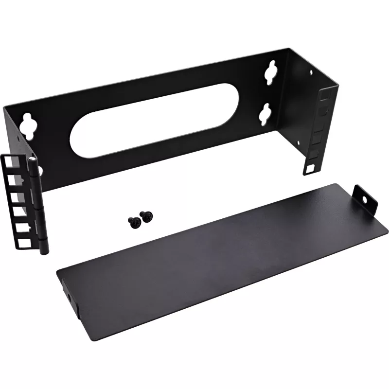 InLine 10-inch minirack voor wandmontage, 2U, 7,6 cm diepte, zwart