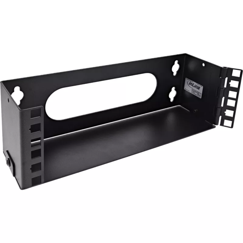 InLine 10-inch minirack voor wandmontage, 2U, 7,6 cm diepte, zwart