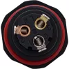 InLine 69927V IP68 netspanningskoppeling, 3-polig, 4-weg (kruis), M20, zwart