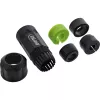 InLine 69927W IP68 netspanningskoppeling, 3-polig, stekker/aansluiting, M20, zwart