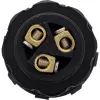 InLine 69927W IP68 netspanningskoppeling, 3-polig, stekker/aansluiting, M20, zwart