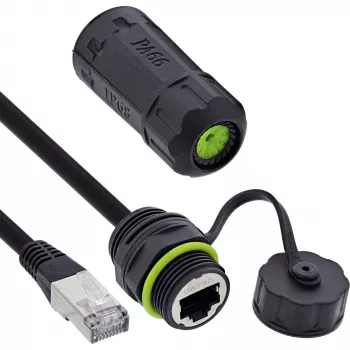 Kabel Gender-Changer InLine 69927K — adapter om het stekkergeslacht om te draaien