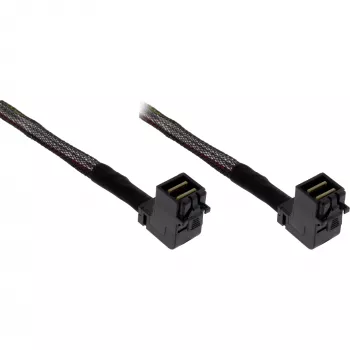 InLine 27626C Serial Attached SCSI (SAS) kabel 0,75 m zwart