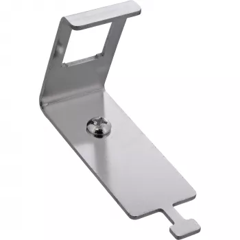InLine 76203L Keystone SNAP-In metalen modulehouder, enkel, voor DIN-rail, met lipje