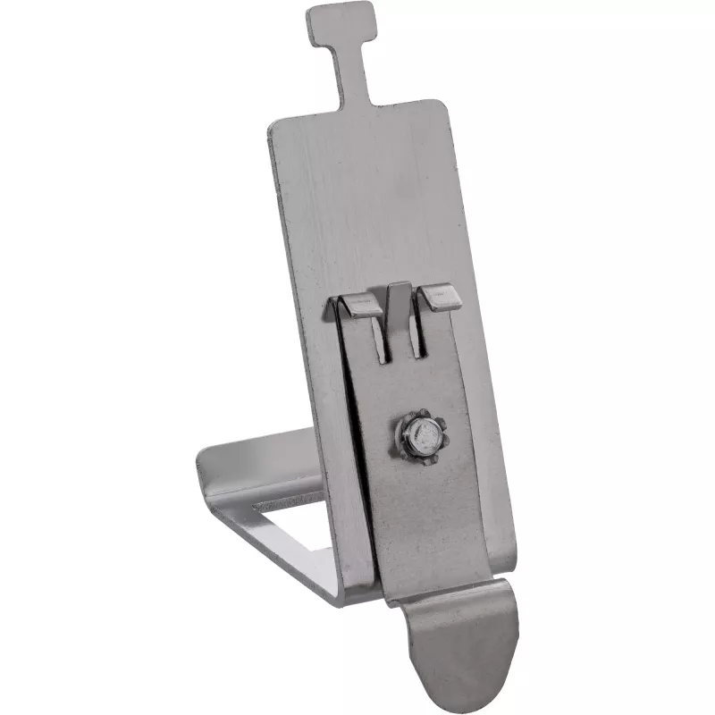 InLine 76203L Keystone SNAP-In metalen modulehouder, enkel, voor DIN-rail, met lipje