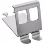 InLine 76203M Keystone SNAP-In metalen modulehouder, 2-voudig, voor DIN-rail, met lipje