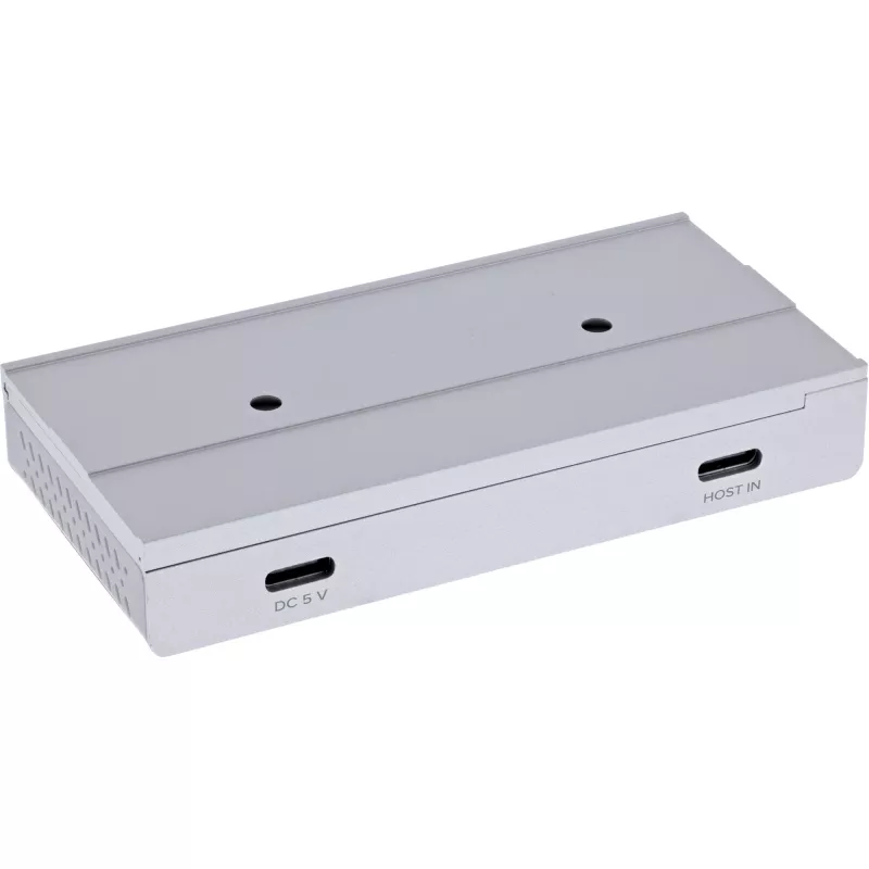 InLine 35395M interface-hub USB 3.2 Gen 2 (3.1 Gen 2) Type-C 10000 Mbit/s zilver