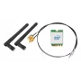 SHUTTLE WLN-M22 WLAN-kit — Intel AX210 M.2 Wi‑Fi 6E (triband 2.4/5/6 GHz) met Bluetooth 5.2 en 2x2 externe antennes