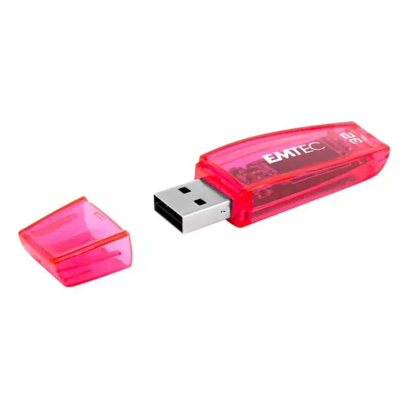 Emtec C410 Neon USB 2.0 flashdrive 8 GB, 3-pack