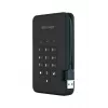 iStorage diskAshur2 256-bit 1 TB USB 3.2 veilig versleutelde solid-state drive – zwart IS-DA2-256-SSD-1TB-B