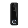 Videodeurbel TRUST DOORCAM-3000, 3 MP, Wi‑Fi 2.4 GHz, MicroSD tot 256 GB, batterij/USB, zwart/wit