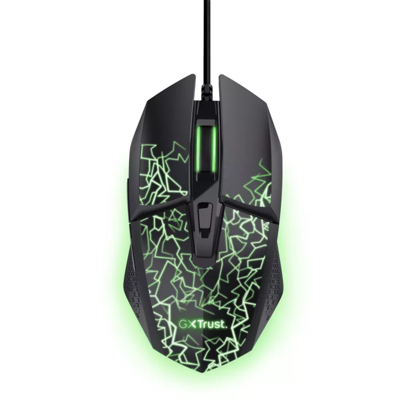 Trust GXT 113 Felox muis gaming rechtshandig USB Type-A optisch 6400 DPI