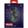 Trust GXT 113 Felox muis gaming rechtshandig USB Type-A optisch 6400 DPI