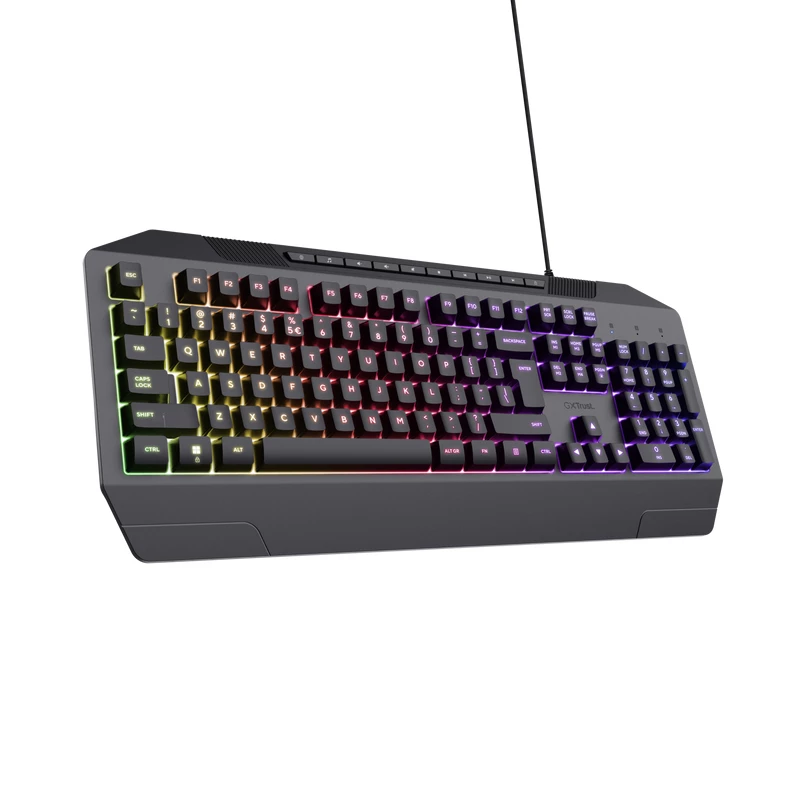 Trust GXT 836 EVOCX toetsenbord gaming USB Duits zwart