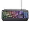 Trust GXT 836 EVOCX toetsenbord gaming USB Duits zwart