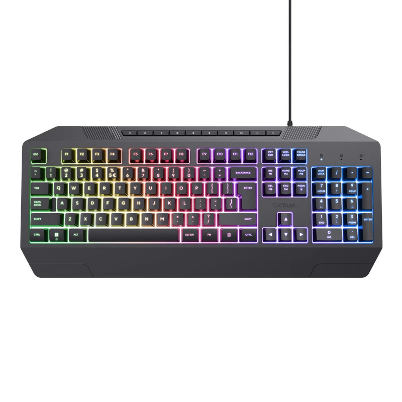 Trust GXT 836 EVOCX toetsenbord gaming USB Duits zwart