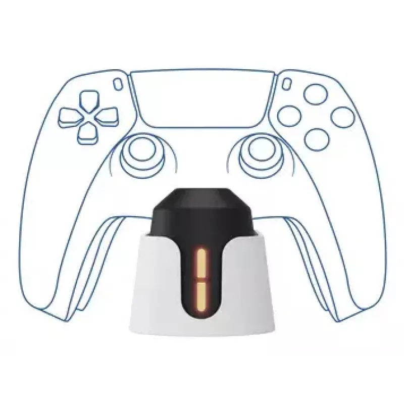 Oplaadstation Trust GXT 228 Dual voor PlayStation 5 zwart wit