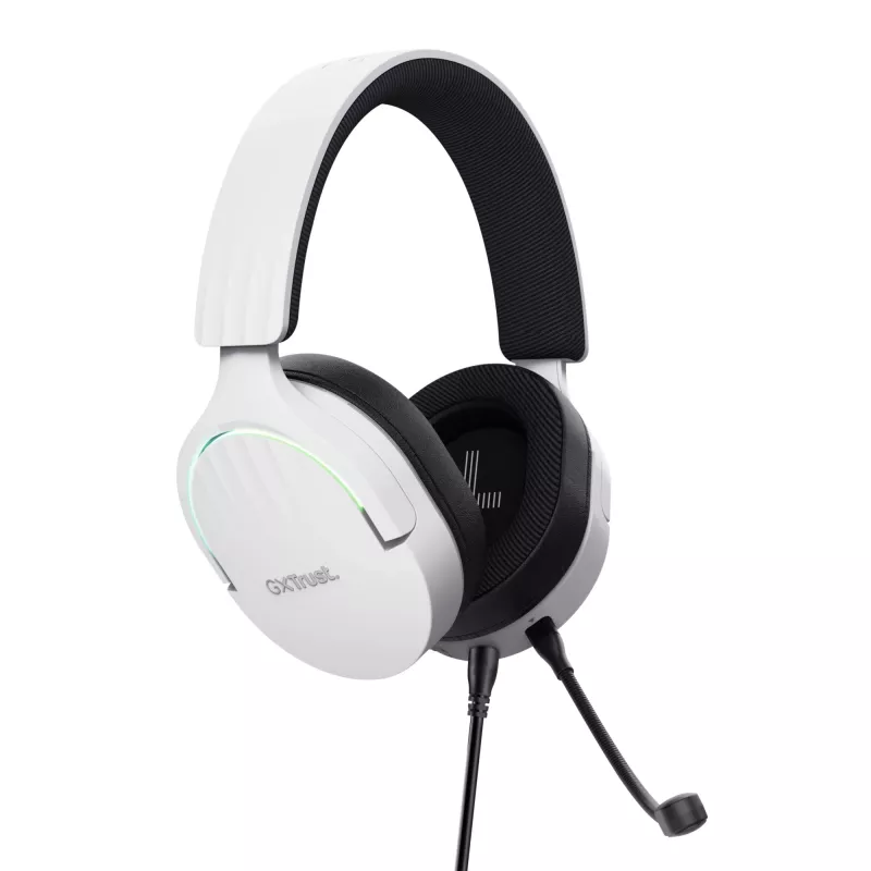 Trust GXT 490W Fayzo 7.1 USB gaming headset, bedraad, wit
