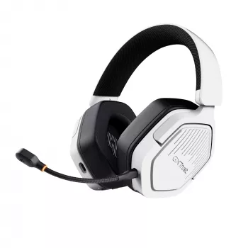 Trust GXT 493W Carus headset bedraad & draadloos hoofdband, helm gaming USB Type-C / USB Type-A Bluetooth wit