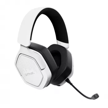 Trust GXT 493W Carus headset bedraad & draadloos hoofdband, helm gaming USB Type-C / USB Type-A Bluetooth wit