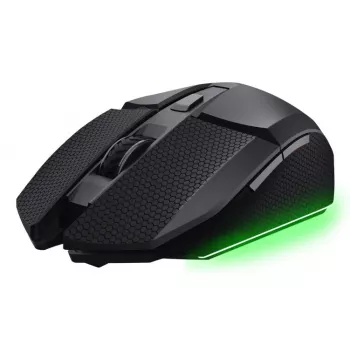 Gaming-muis TRUST GXT 122 Felox+ — rechtshandig, optisch, RF Wireless + Bluetooth, 10000 DPI, 7 toetsen, multi-LED, zwart