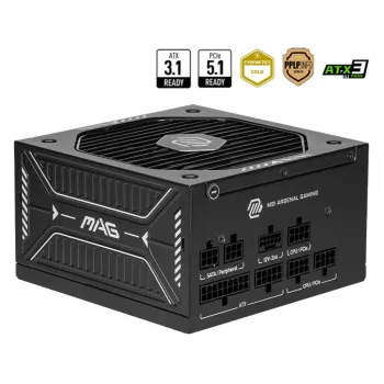 MSI MAG A650GLS PCIE5 voeding 650 W 24-polig ATX ATX zwart