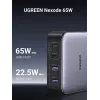 Ugreen Nexode 65 W snellader voor bureau, 2x USB-A + 2x USB-C (90747)