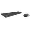 Rapoo 9850M toetsenbord muis inbegrepen home RF Wireless Bluetooth QWERTZ Duits grijs