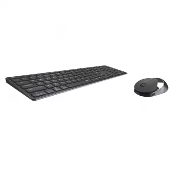 Rapoo 9850M toetsenbord muis inbegrepen home RF Wireless Bluetooth QWERTZ Duits grijs