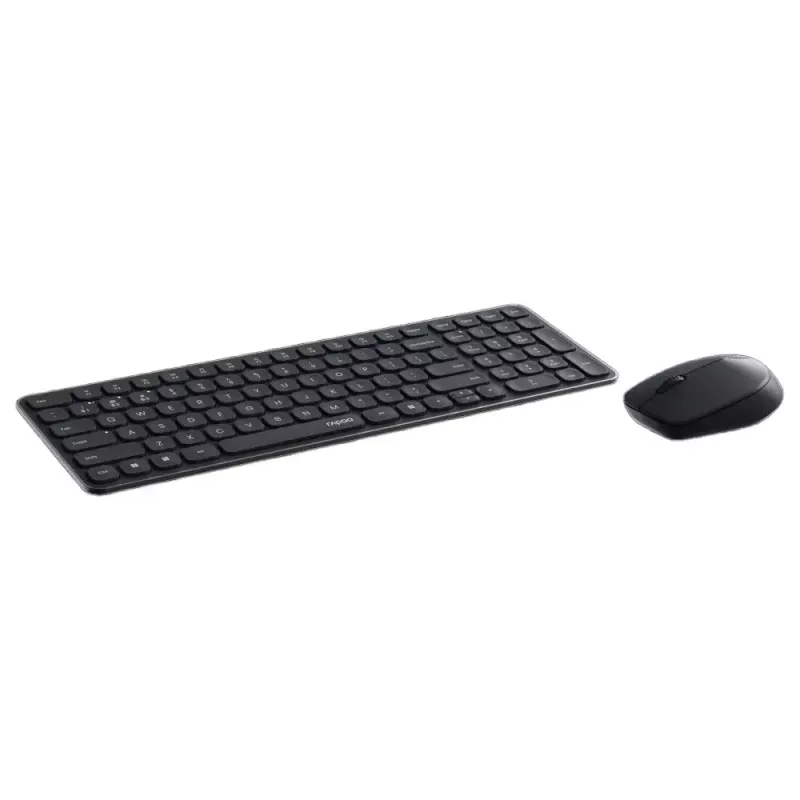Rapoo 9310M toetsenbord muis inbegrepen wireless Bluetooth zwart