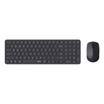 Rapoo 9310M toetsenbord muis inbegrepen wireless Bluetooth zwart