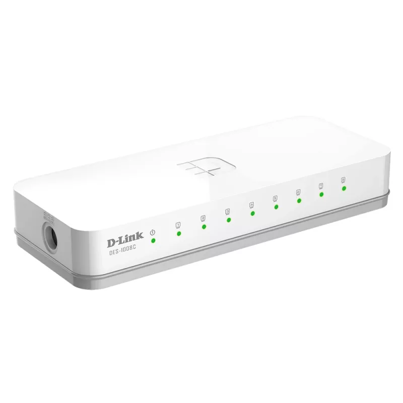 D-Link 0 Unmanaged Fast Ethernet (10/100) desktop wit