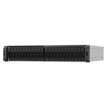 QNAP TS-H3077AFU-R7-64G NAS/opslagserver rack (2U) AMD Ryzen™ 5 64 GB DDR5 0 TB QuTS hero Black, metaalkleurig