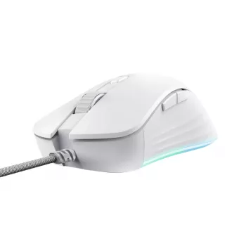 Trust GXT924W YBAR+ muis gaming rechtshandig USB Type-A optisch 25600 DPI