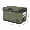 Draagbare compressor-koelkast Yolco GCX47 groen 47L capaciteit energiezuinig