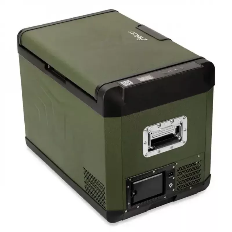 Draagbare compressor-koelkast Yolco GCX47 groen 47L capaciteit energiezuinig