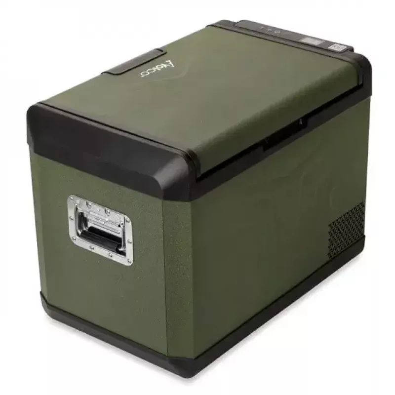 Draagbare compressor-koelkast Yolco GCX47 groen 47L capaciteit energiezuinig