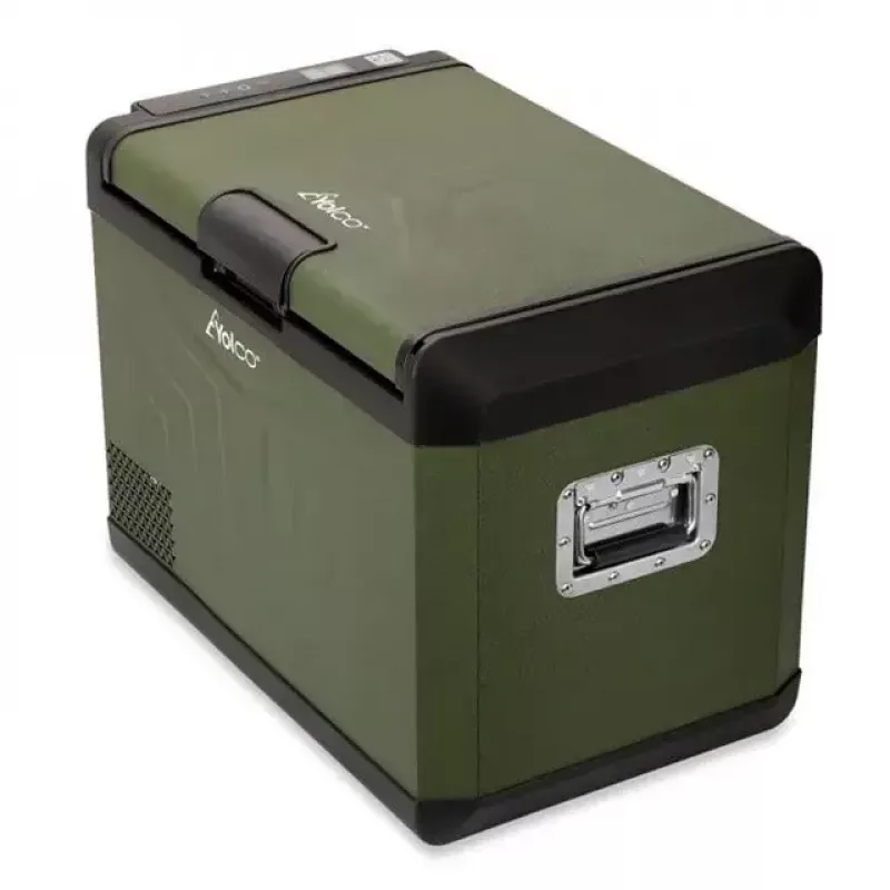 Draagbare compressor-koelkast Yolco GCX47 groen 47L capaciteit energiezuinig