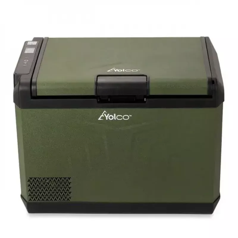 Draagbare compressor-koelkast Yolco GCX47 groen 47L capaciteit energiezuinig