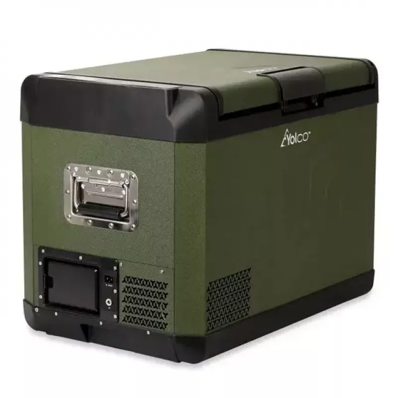 Draagbare compressor-koelkast Yolco GCX47 groen 47L capaciteit energiezuinig