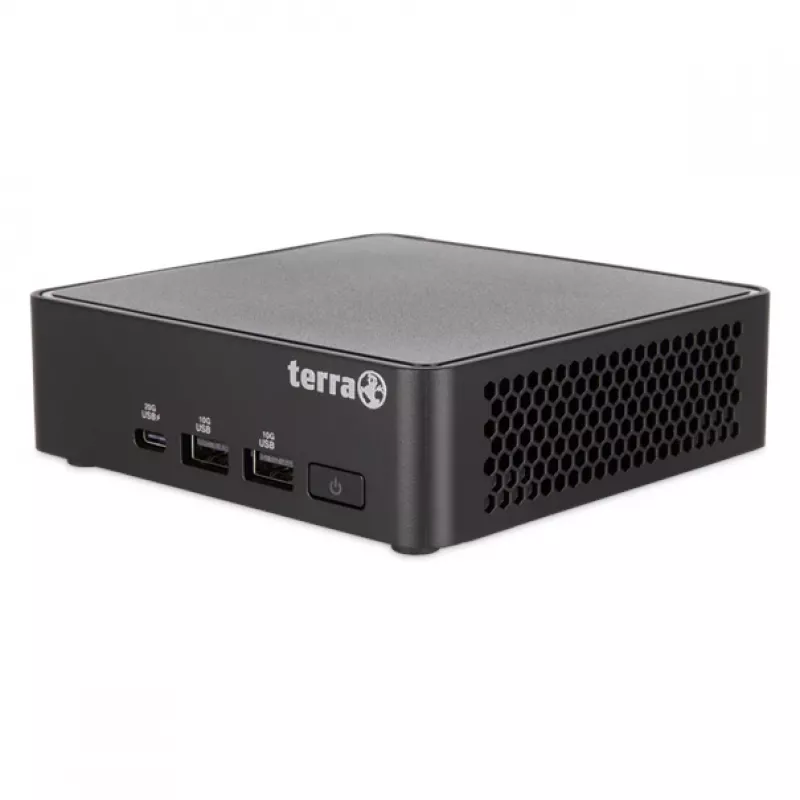 TERRA Micro 6000 SILENT GREENLINE Intel Core 5 120U 16 GB DDR5-SDRAM 500 GB SSD Windows 11 Pro micro-pc mini-pc zwart