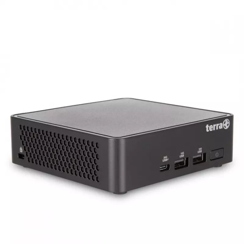 TERRA Micro 6000 SILENT GREENLINE Intel Core 5 120U 16 GB DDR5-SDRAM 500 GB SSD Windows 11 Pro micro-pc mini-pc zwart